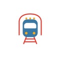 Metro icon. Simple element from transport icons collection. Creative Metro icon ui, ux, apps, software and infographics