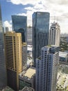 Metro Manila, Philippines - The Ortigas skyline. One of the major CBDs of Metro Manila. Royalty Free Stock Photo