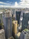 Metro Manila, Philippines - The Ortigas skyline. One of the major CBDs of Metro Manila, located within the joint Royalty Free Stock Photo