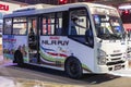 Metro Manila, Philippines - An Isuzu NLR PUV on display at the Philippine International Motor Show