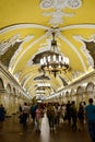 The metro of Moscow