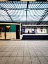 The metro of paris, the classic sixth line of the Parisian metropolitain, a classic train model, Paris, France