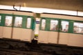 The metro in Paris. in Trocadero Metro Station, Paris, France