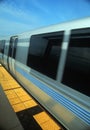 Metro Rail Train at platform Royalty Free Stock Photo