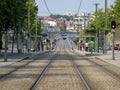 Metro railway in Porto