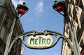 Metro Sign, Paris, France