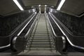 Metro stairs in Madrid Royalty Free Stock Photo