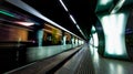 Metro station ,Budapest Royalty Free Stock Photo