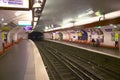 Metro Station, Paris, France Royalty Free Stock Photo