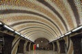 Metro stop in Budapest