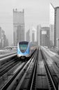 Metro Train in Dubai Royalty Free Stock Photo