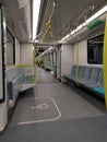 Metro Train Inside - Sydney Australia