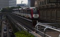 Metro Train in Kuala Lumpur Malaysia Royalty Free Stock Photo