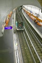 Metro Train, Paris, France Royalty Free Stock Photo