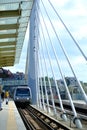 Metro Train Passing By On Subway Station Royalty Free Stock Photo