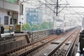 Metro train of Shanghai, China Royalty Free Stock Photo