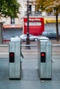 Metro turnstyle Royalty Free Stock Photo