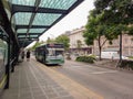 Metrobus, the bus rapid transit lane for public passenger transport in Buenos Aires