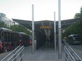 Metrobus station in Buenos Aires Argentina