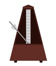 Metronome flat icon. Flat design style vector icon Royalty Free Stock Photo