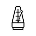 metronome icon illustration. Vector illustration decorative design