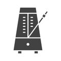 Metronome icon vector image.