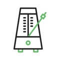 Metronome icon vector image.