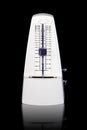 Metronome Isolated on Black Background