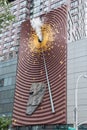 Metronome is a large public art installation located along the south end of Union Square in New York City. USA