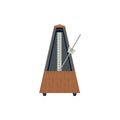 Metronome vector flat icon. Vector Illustration