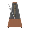 Metronome vector illustration isolated on a white background