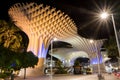 Metropol Parasol At Night, Seville, Spain Royalty Free Stock Photo