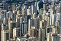 Metropole view from above. Aerial view of Sao Paulo city, Brazil.