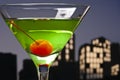 Metropolis Apple Martini Royalty Free Stock Photo