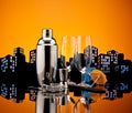 Metropolis Bartender tools Royalty Free Stock Photo