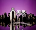 Metropolis Bartender tools Royalty Free Stock Photo