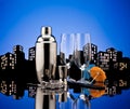 Metropolis Bartender tools Royalty Free Stock Photo