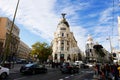 Metropolis Building of Gran Via, Madrid Royalty Free Stock Photo