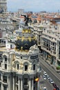 Metropolis Building, Madrid, Spain Royalty Free Stock Photo