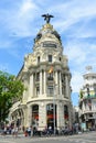 Metropolis Building, Madrid, Spain Royalty Free Stock Photo