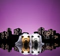 Metropolis City lesbian piggy bank civil union