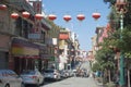 China town, Old Shanghai, San Francisco. Royalty Free Stock Photo