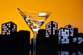 Metropolis Vodka Martini Royalty Free Stock Photo