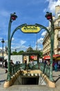 Metropolitain - French Subway Royalty Free Stock Photo