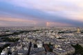 Paris, rainbow reflections on the city