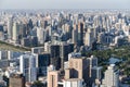 The Metropolitan Bangkok City - Aerial Panorama view urban tower Bangkok city Thailand