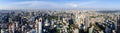 The Metropolitan Bangkok City - Aerial Panorama view urban tower Bangkok city Thailand