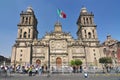 Metropolitan Cathedral of the Assumption of Mary, the largest church in Latin America, Zocalo, Plaza de la Constitucion, Mexico