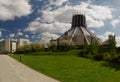 Metropolitan Cathedral of Christ The King Liverpool Merseyside Royalty Free Stock Photo