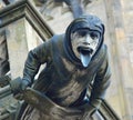 Gargoyle, Architectural detail on St Vitus Prague Cathedral, Czech Republic Royalty Free Stock Photo